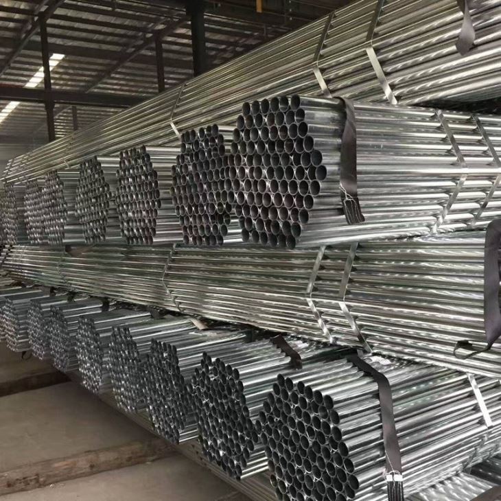 Construction Building Materials Steel Pipe Surface Galvanized