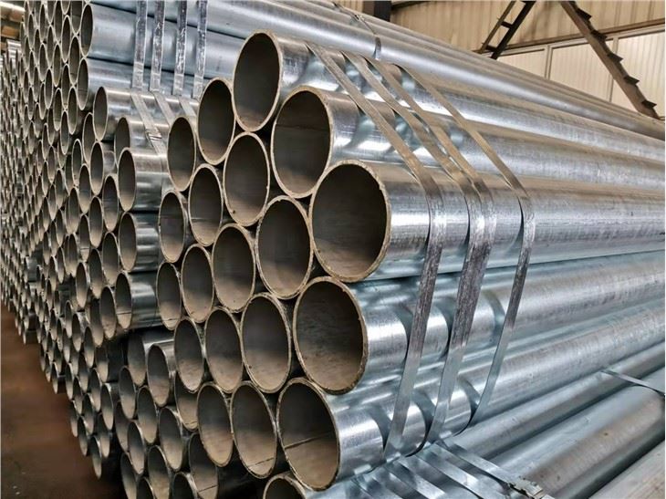Hot Dipped Galvanized Iron Round Pipe/Galvanized Erw Steel Tubes/Tubular Carbon Steel Pipesfor Greenhouse Building Construction